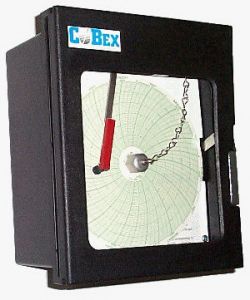 CoBex Recorders 5016-A-7 6-inch Circular Chart Temperature Recorder