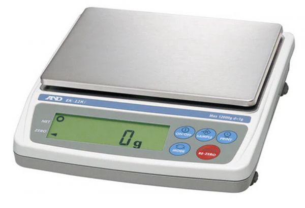 AND EK-12KI (12Kg x 1g) 0-decimal Balance