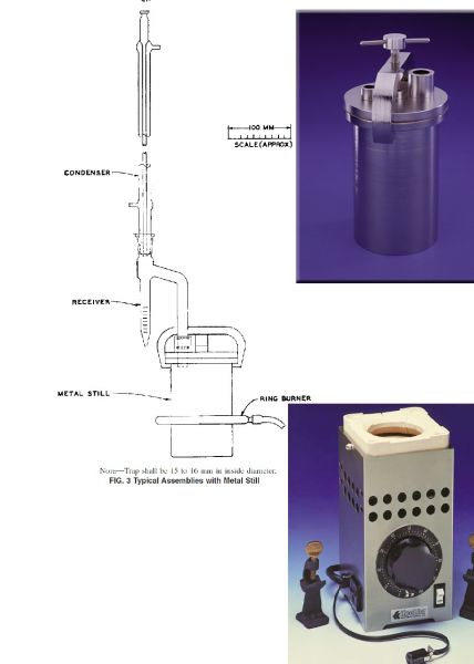 Koehler Instrument K31800 + K42000 + accessories Dean and Stark Moisture Tester for Metal